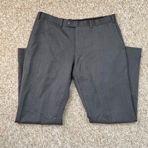 Indochino Men's Wool Charcoal Gray  Dress Pants 32x27.5